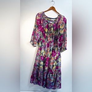 Floral off the shoulder midi Lauren Conrad - size M